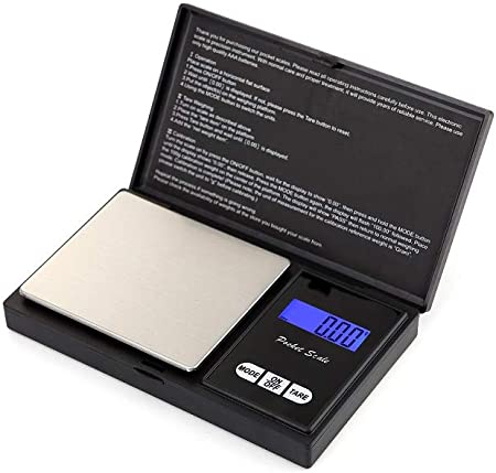 Pocket scale 500g 0.01g black