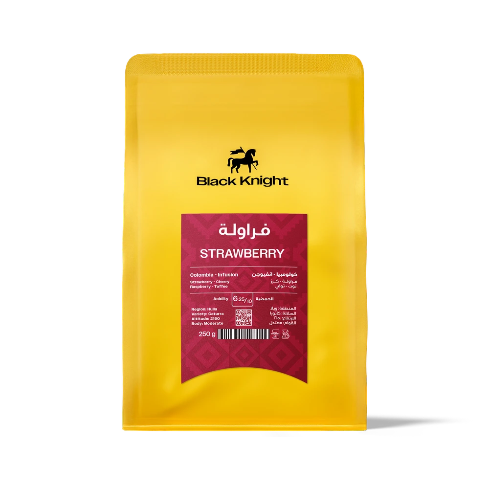 COFFEE BEAN BLACK KNIGHT STRAWBERRY COLOMBIA 250G