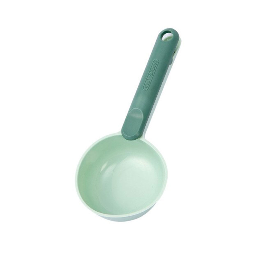 Spoon with bag clip closer e-238b