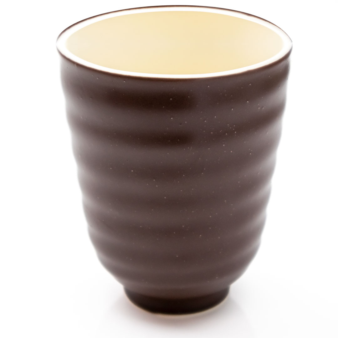 Coffee ceramic cup brown f-014 210ml