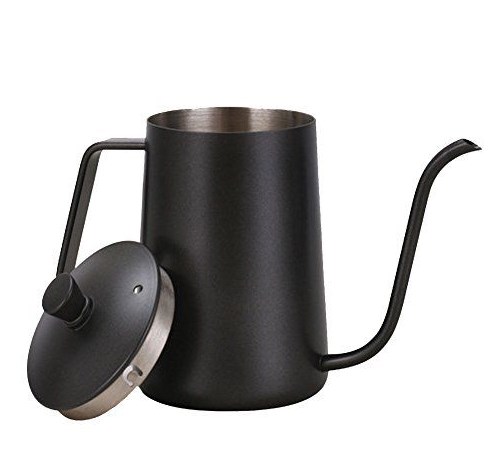 Coffee drip pot 600ml w/lid black