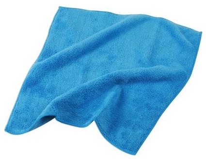 Coffee cleaning towel blue
