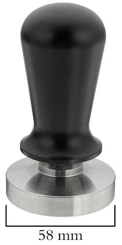 Coffee calibrated pressure tamper  black 58mm