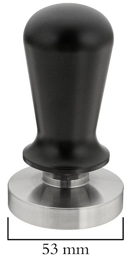 Coffee calibrated pressure tamper  black 53mm