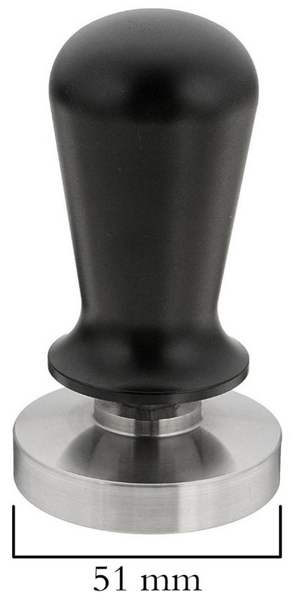 Coffee calibrated pressure tamper  black 51mm