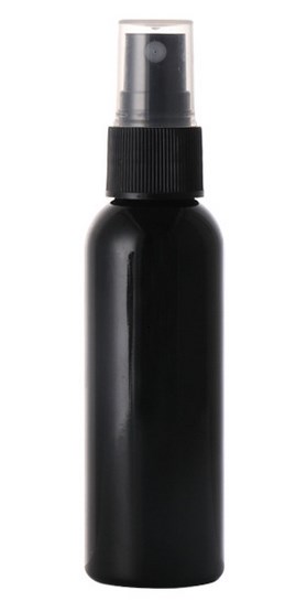 Spray plastic can 30ml black