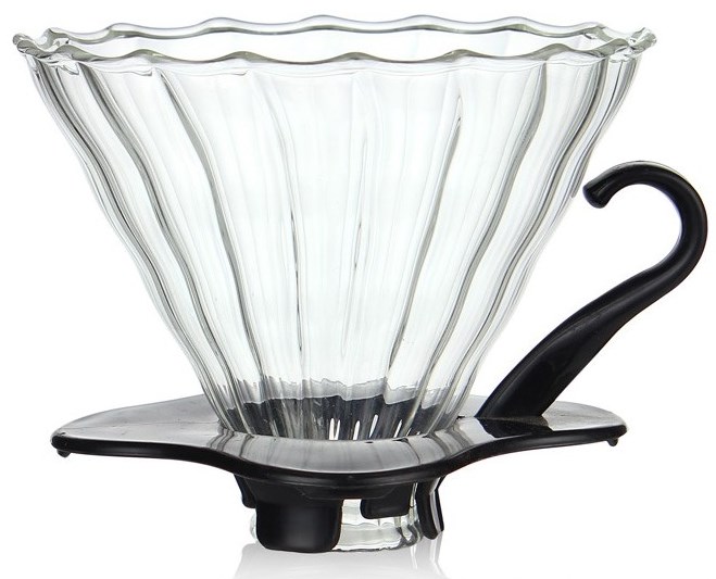 Coffee v60 dripper 02 1-4cups hp-02 black