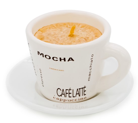 Coffee candle cup shape