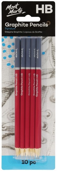 Mont marte graphite pencils hb 10pc mpn0127