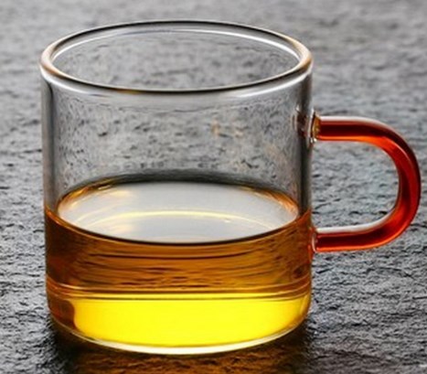 كوب زجاجي سعة 100 مل احمر-KR011344