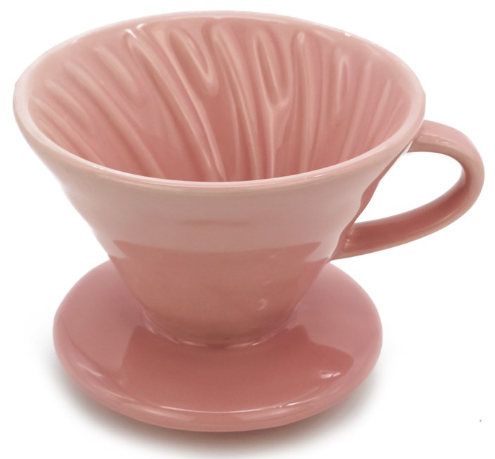 Coffee ceramic dripper v01 1-2 cups pink