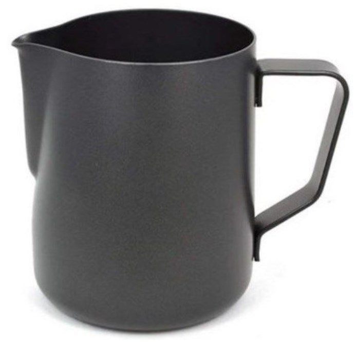 Coffee milk pitcher full black 600ml