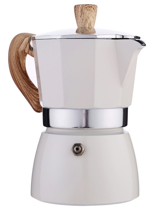 Coffee moka pot coffee maker 150ml white