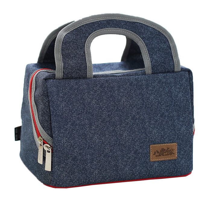 Coffee tools carry bag red-zipper blue