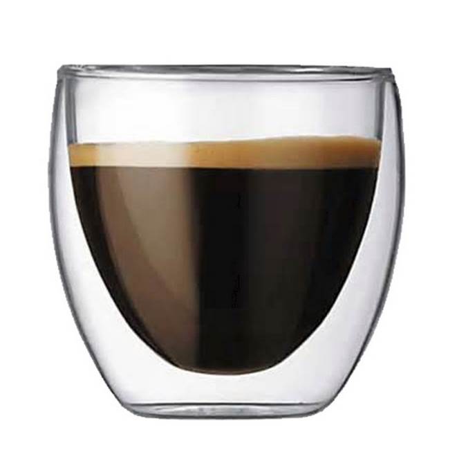 Coffee glass vaccum cup 80ml
