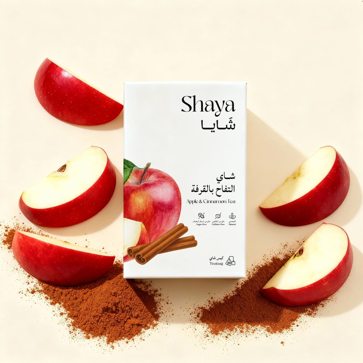 SHAYA APPLE AND CINNAMON TEA 20 BAGS