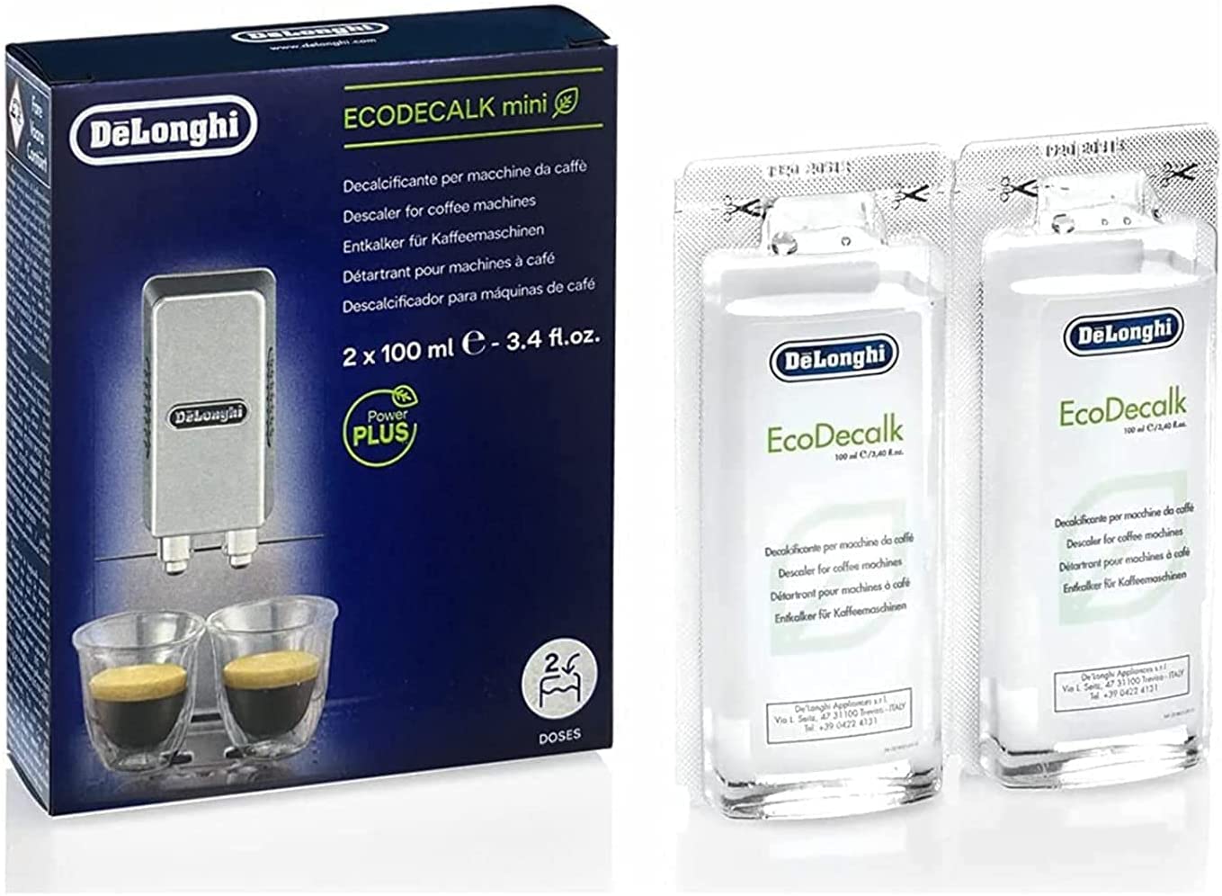 Coffee cleaning eco decalk for delonghi 2pcs