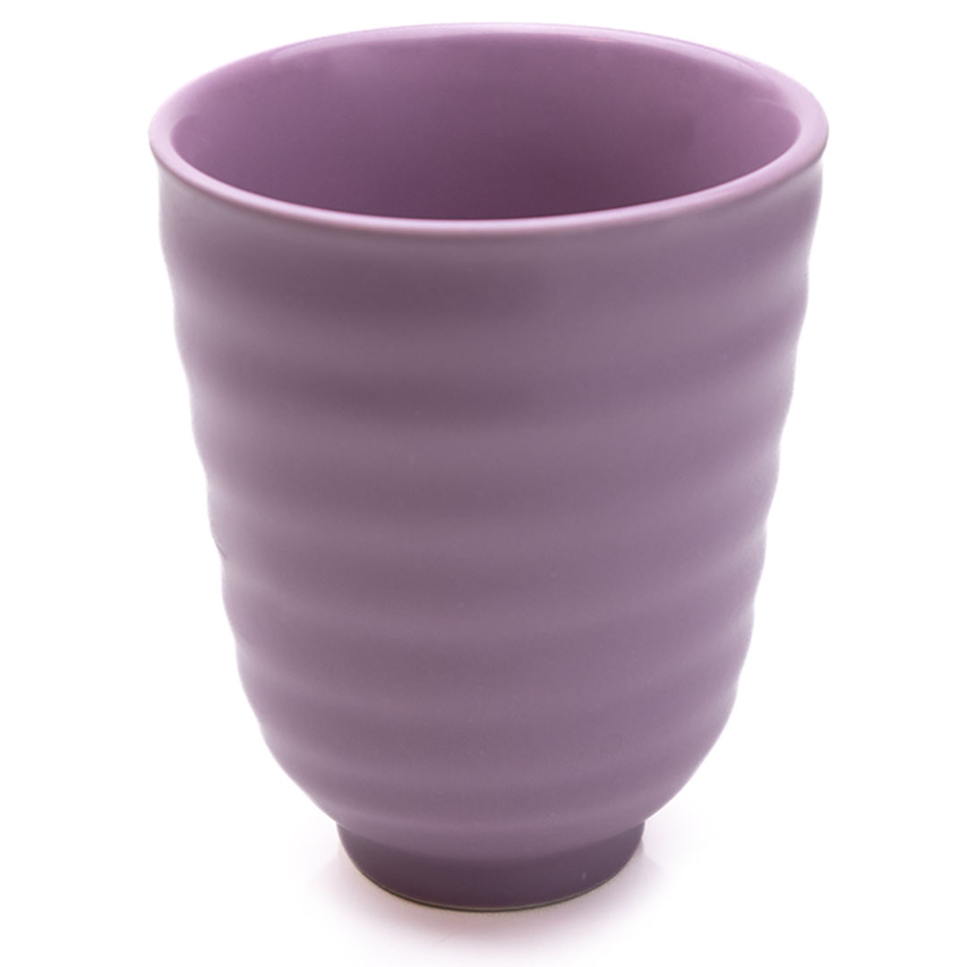 Coffee ceramic cup purple f-026 210ml
