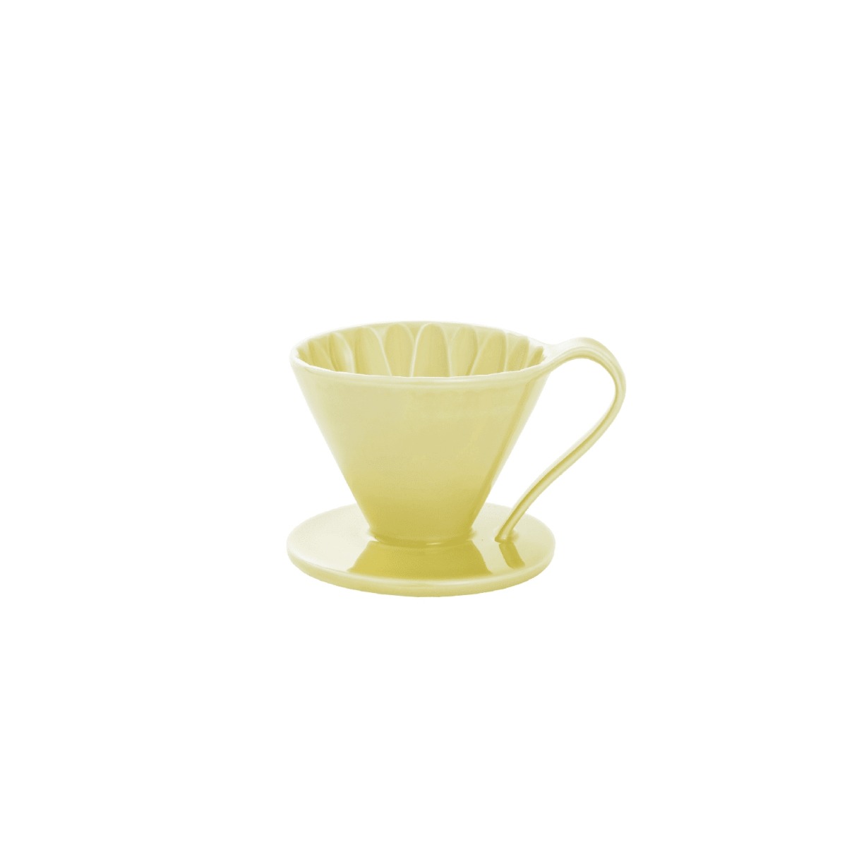 Cafec Flower Dripper 01 Cup Yellow