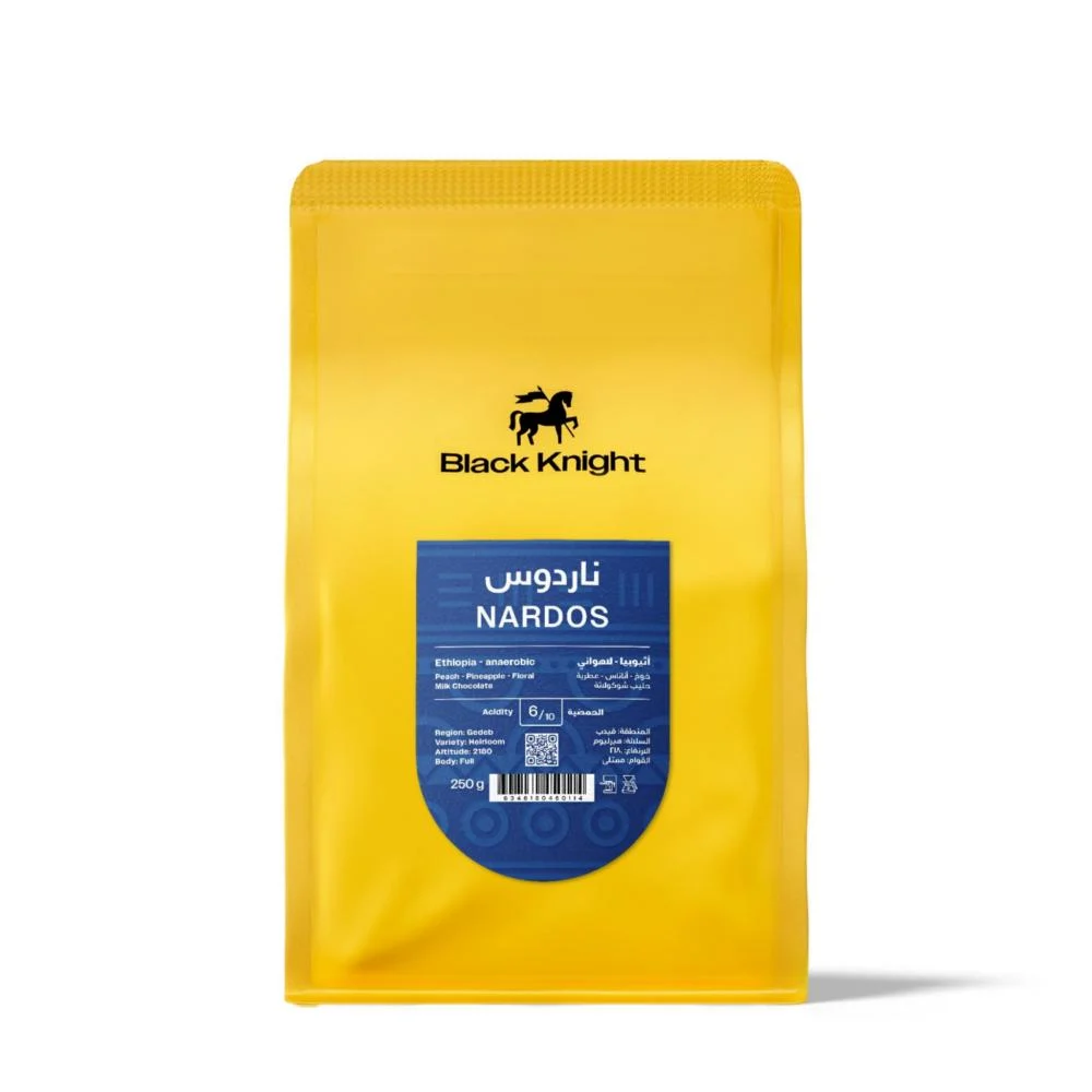 COFFEE BEAN BLACK KNIGHT ETHIOPIA NARDOS 250G 
