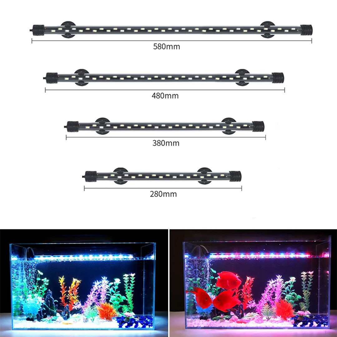 Aquarium water submersible usb light  multi-color multi-size