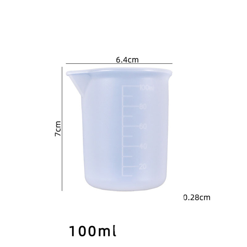 Resin art silicone mix and mesure jug 100ml-AR010183