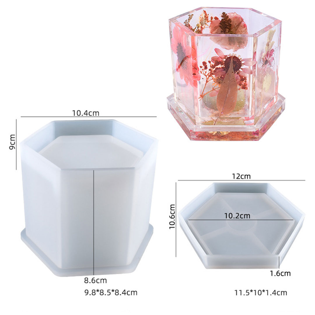Resin art cup silicone mold F-573-AR010189