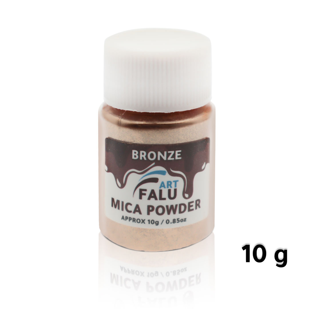 Falu Art Mica powder 10G for resin and candle and soap - bronze-AR010330