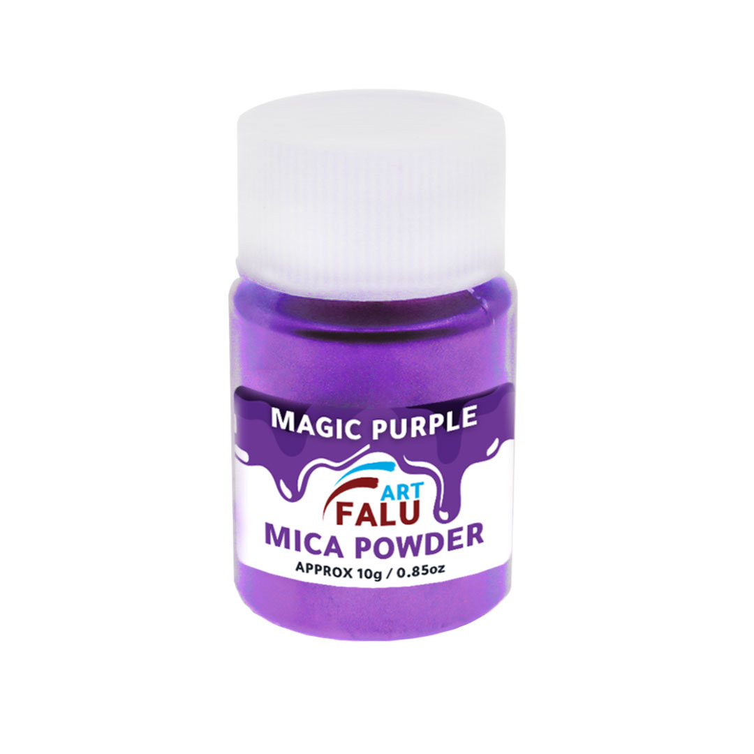 Falu Art Mica powder 10G for resin and candle and soap - magic purple
