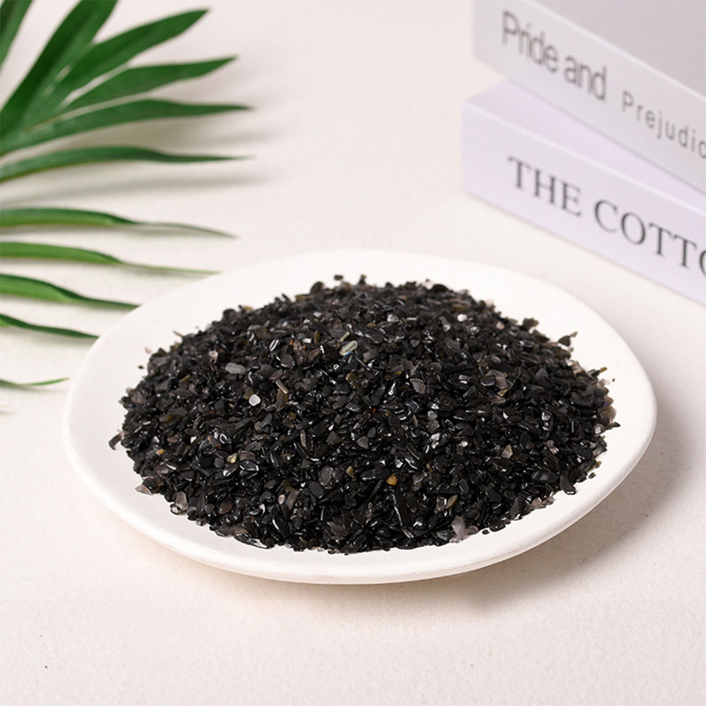 احجار سبج طبيعية مصقولة 100 جرام  مقاس 3-5 مم