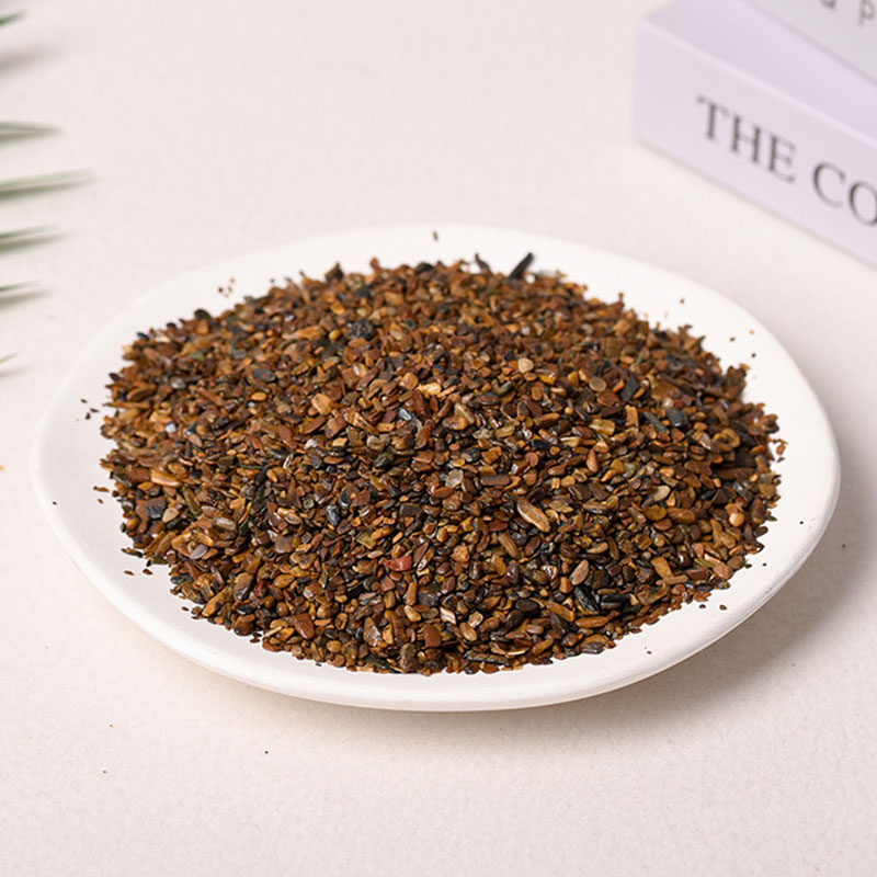 Polished natural stones Tiger eye stone (3-5mm) 100g-AR010343