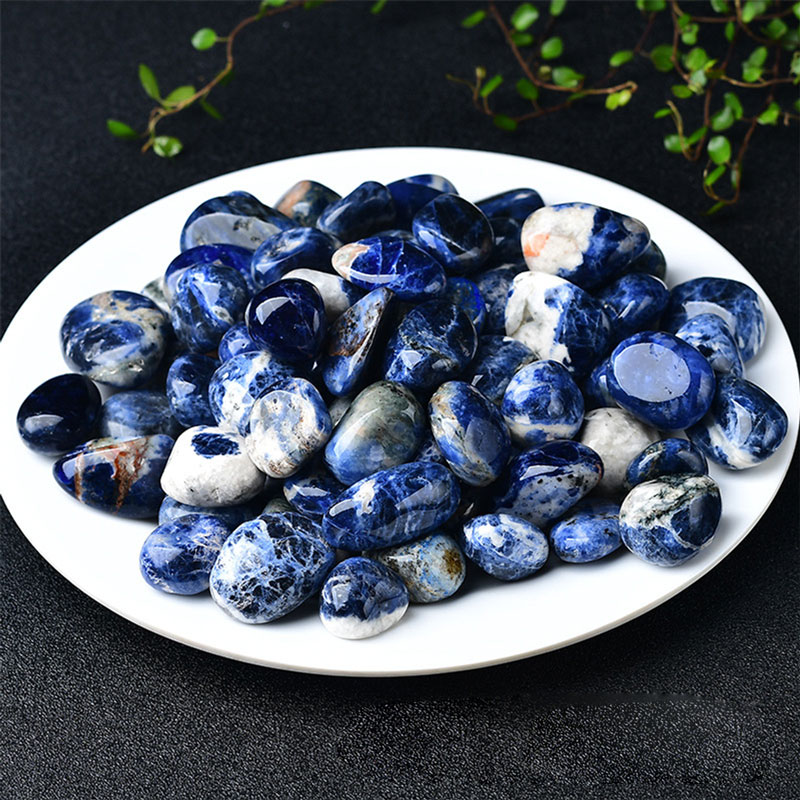 Polished natural stones Sapphire polished 2-3cm/100g-AR010364