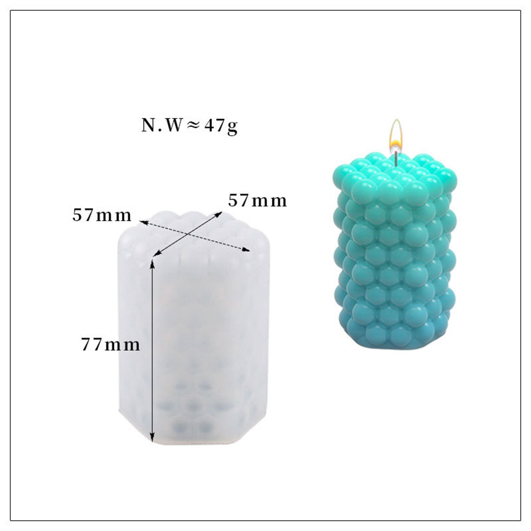 Candle silicone mold H-515