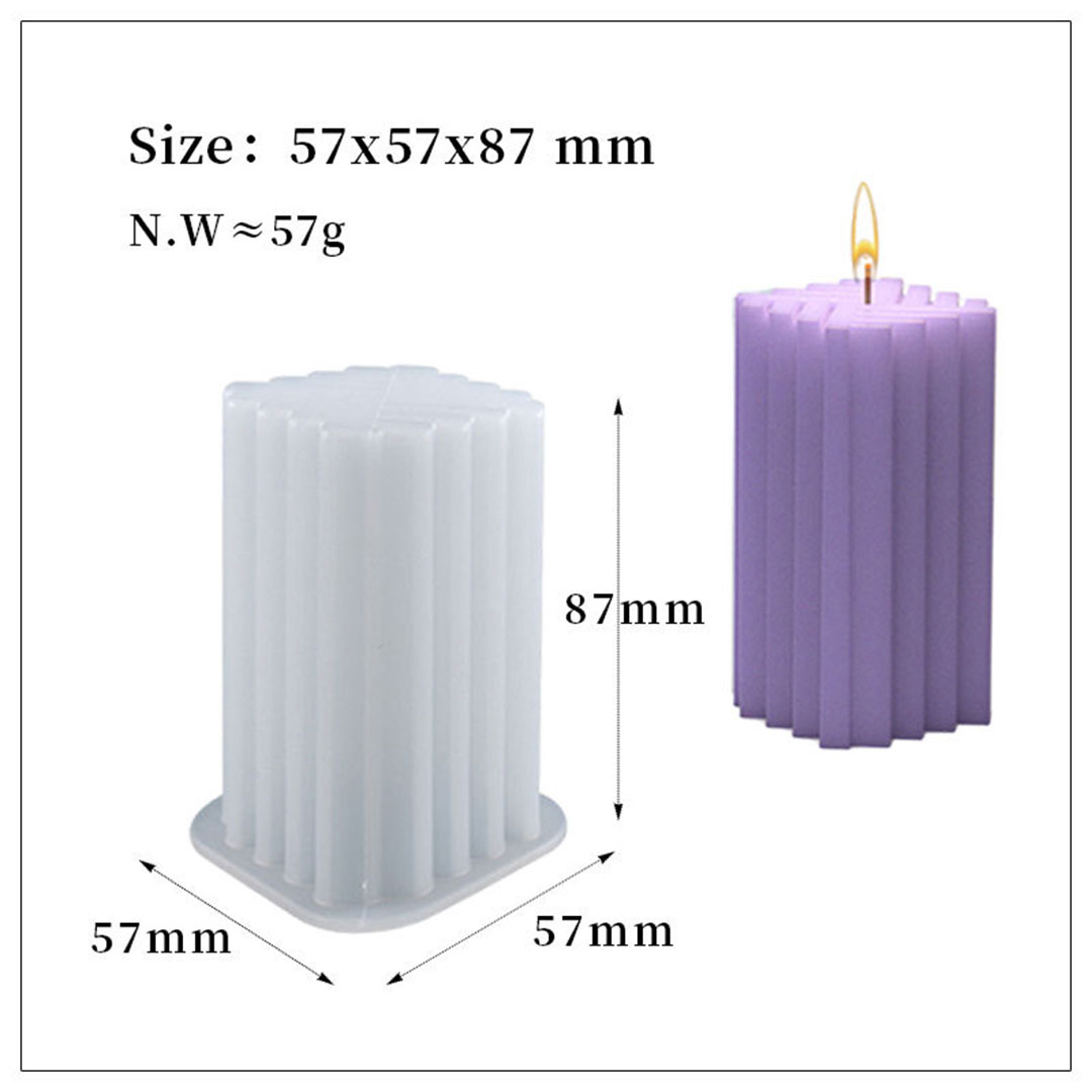 Candle silicone mold H-512