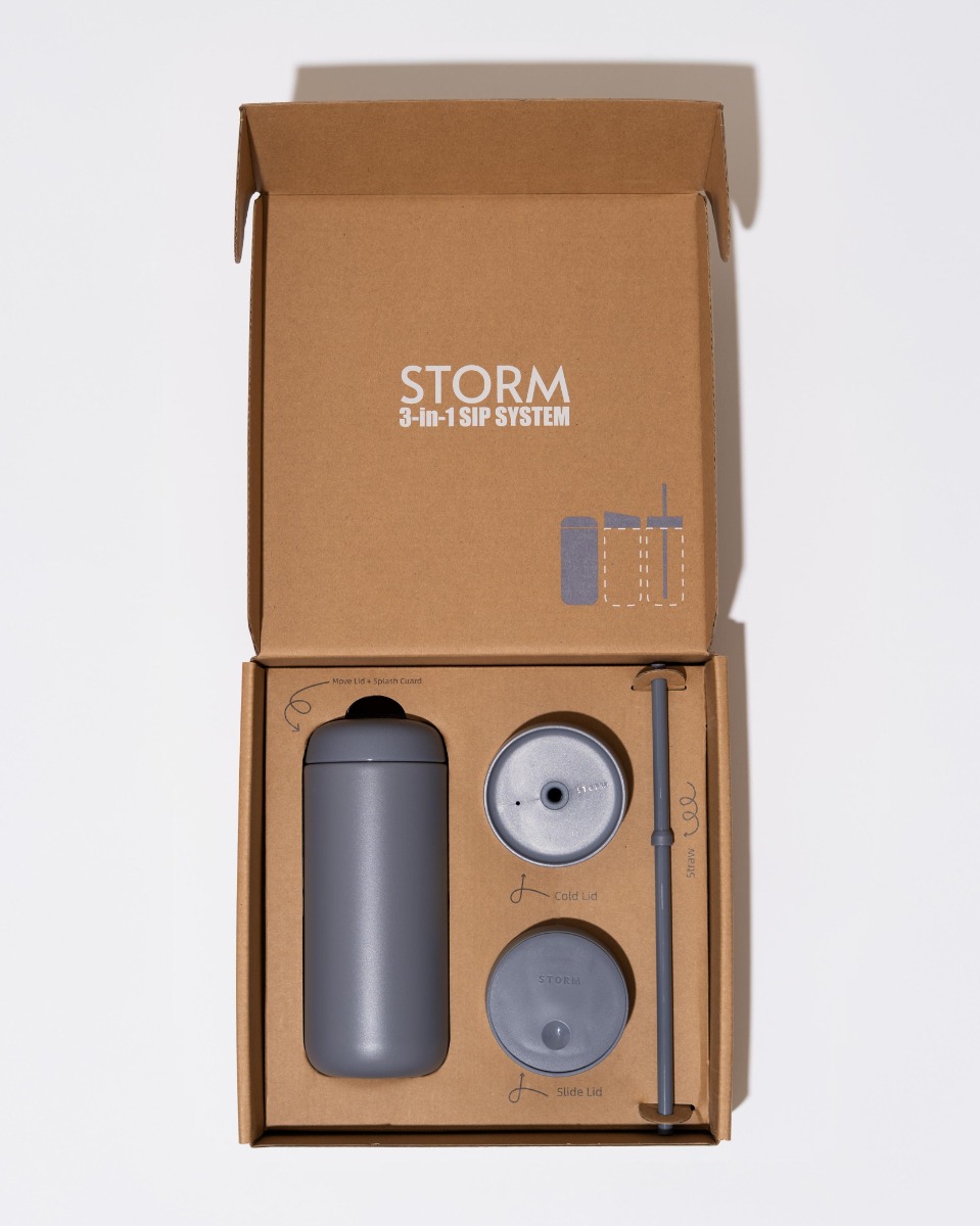 Storm 3-in-1 Sip System Slate Gray 16oz