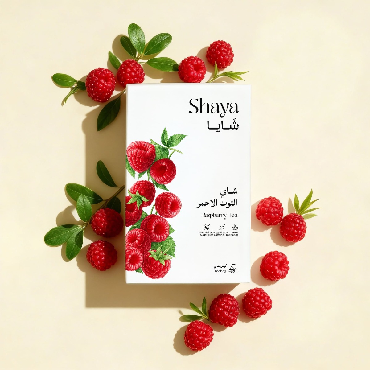 SHAYA RASPBERRY TEA 20 BAGS