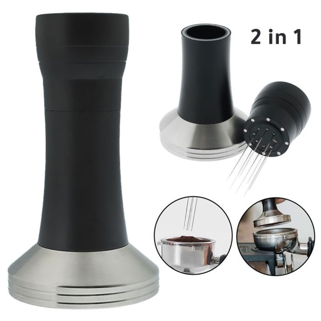 Coffee tamper with needle distributor H-543 multi-size