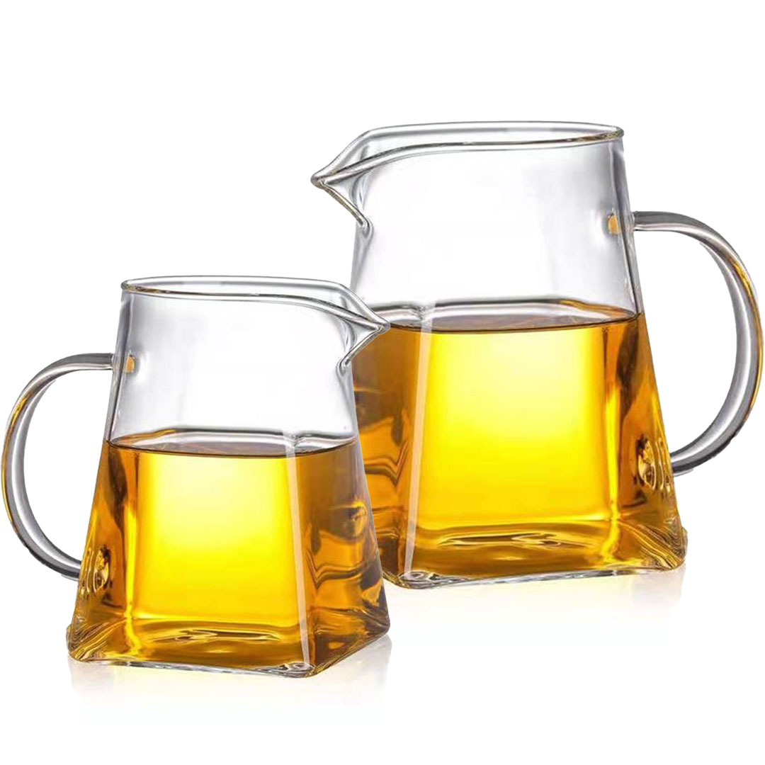 ابريق زجاجي لتقديم الشاي و القهوة متعددة المقاسات