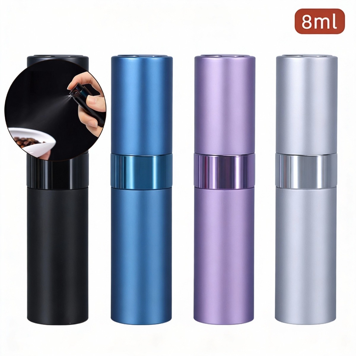 Coffee beans water spray