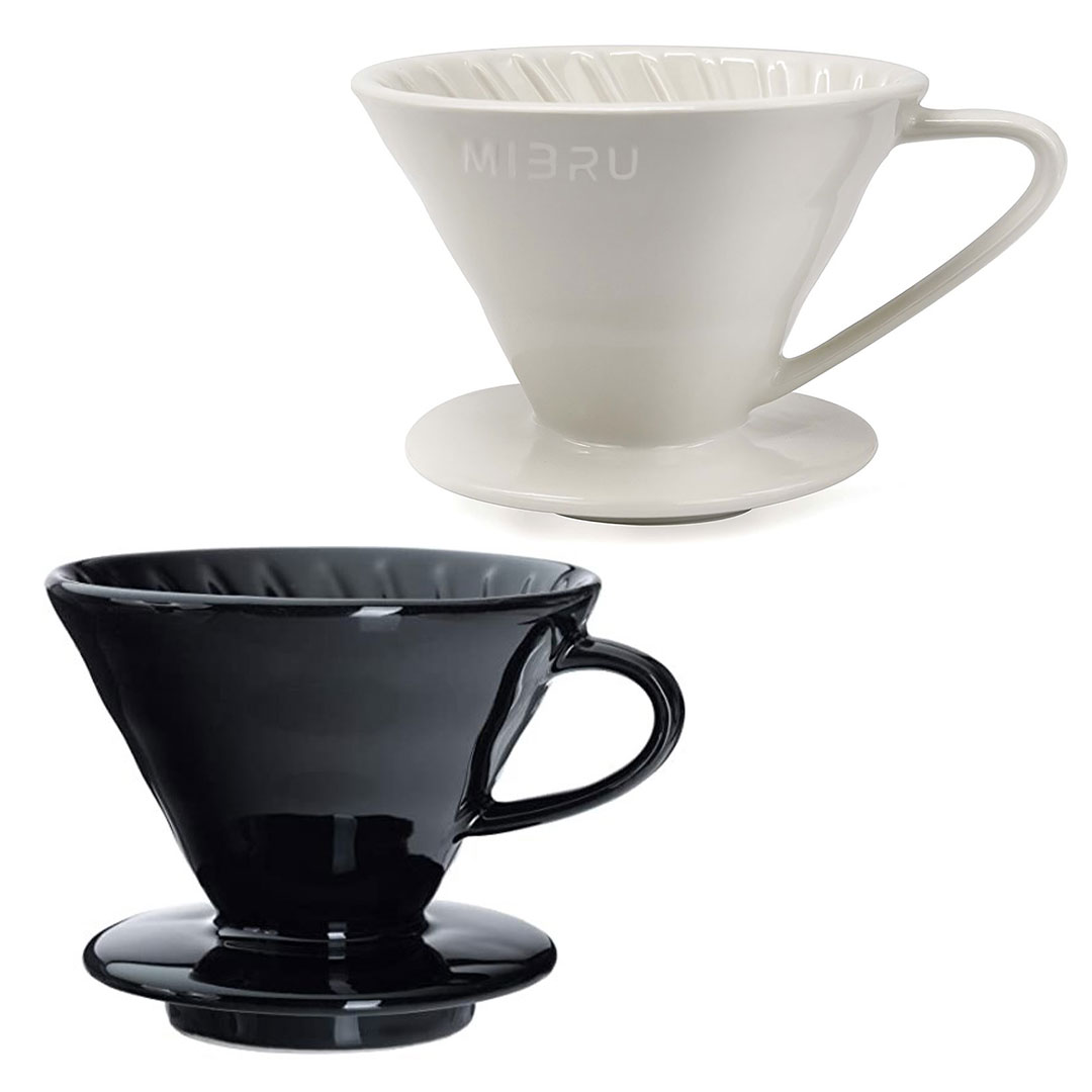 Coffee ceramic dripper v60 v02 1-4 cups multi-color