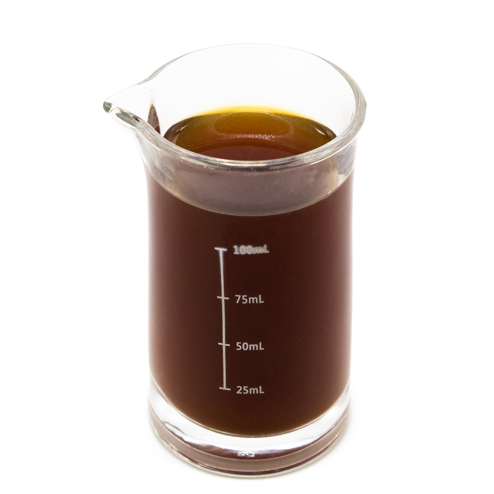 Coffee glass mesuring cup 100ml scale