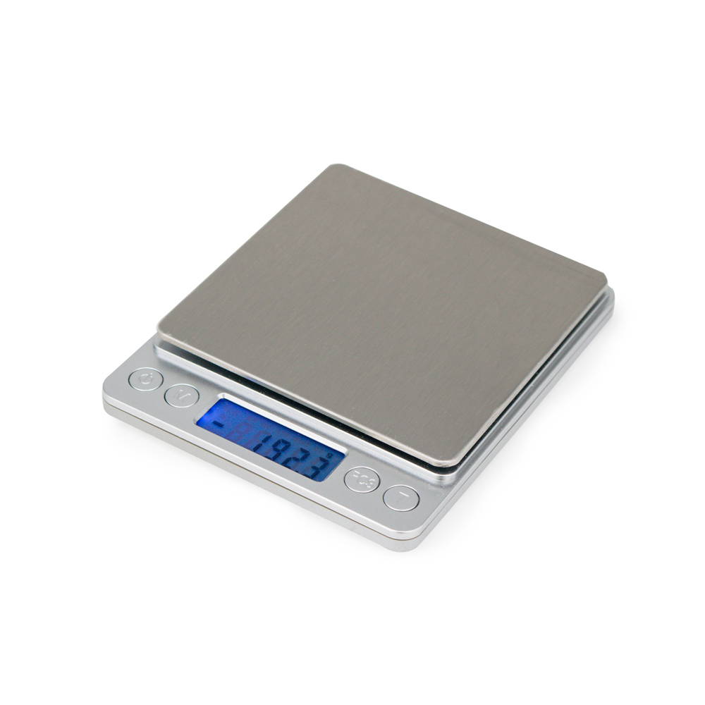 Scale digital mini 2000g 0.1g silver