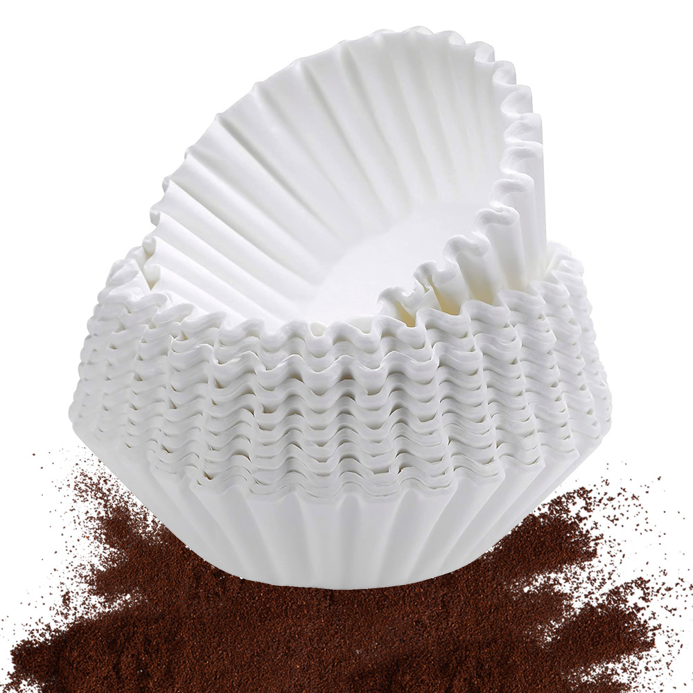 Coffee paper filter bowl shape 152mm white diguo 40pcs