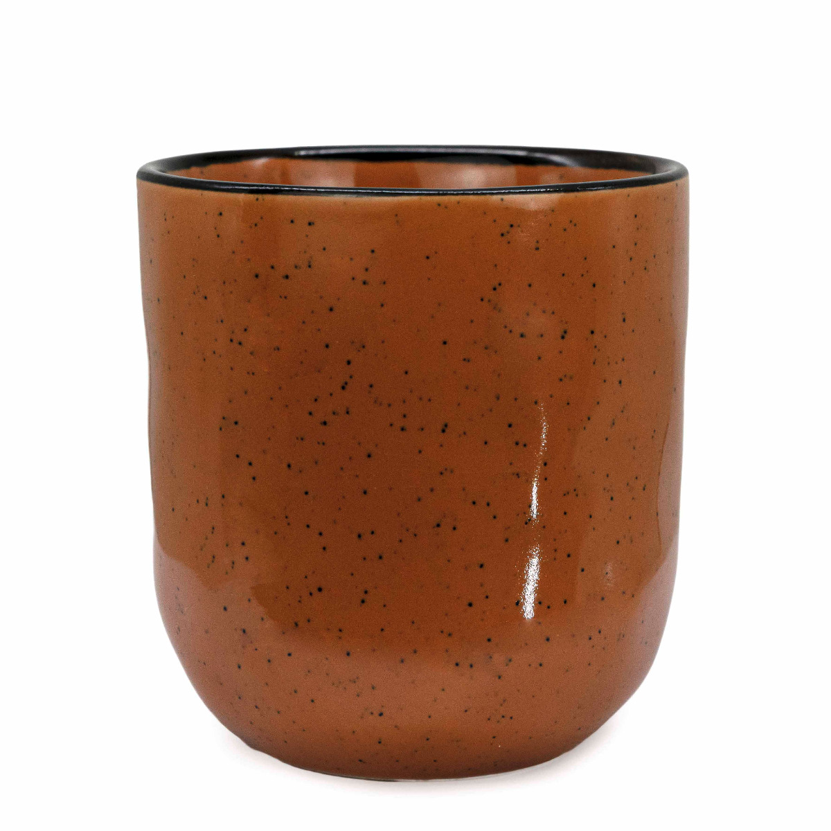Coffee ceramic cup orange f-020 210ml