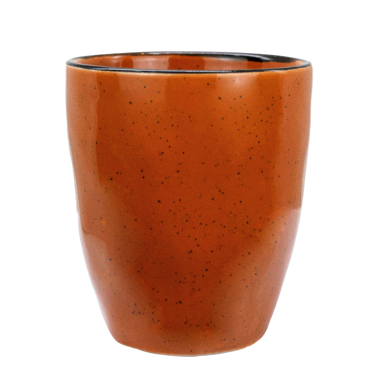 Coffee ceramic cup orange f-017 205ml