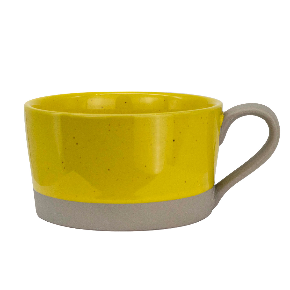 Coffee ceramic bowl e-338 yellow