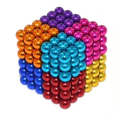 Balls magnetic buckyballs 5mm 216 - 8 colors