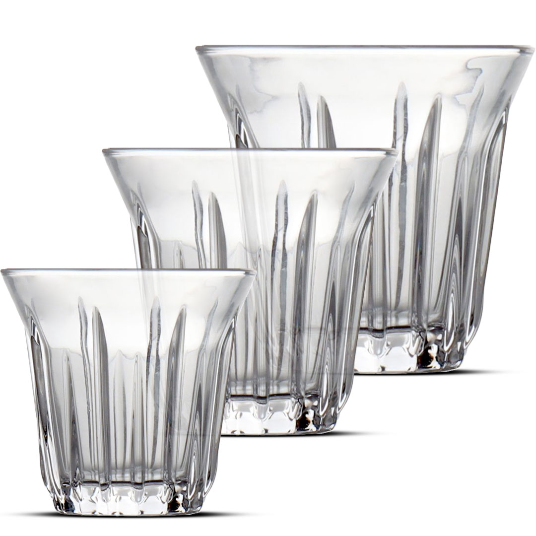 كوب قهوة كورتادو زجاجي متعدد المقاسات