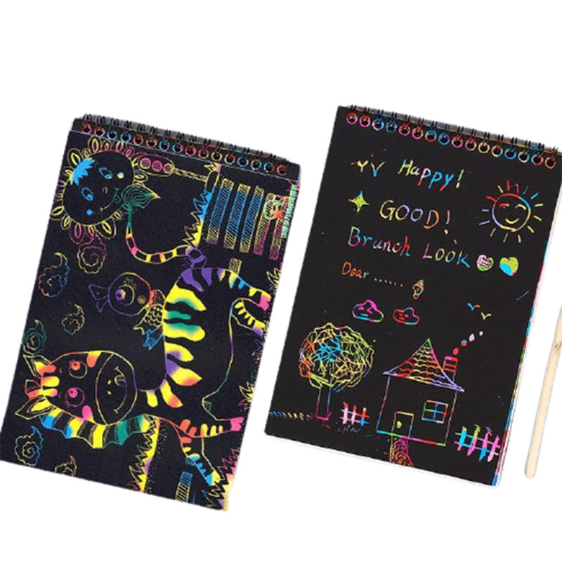 Toy scratch coloring notebook e-235