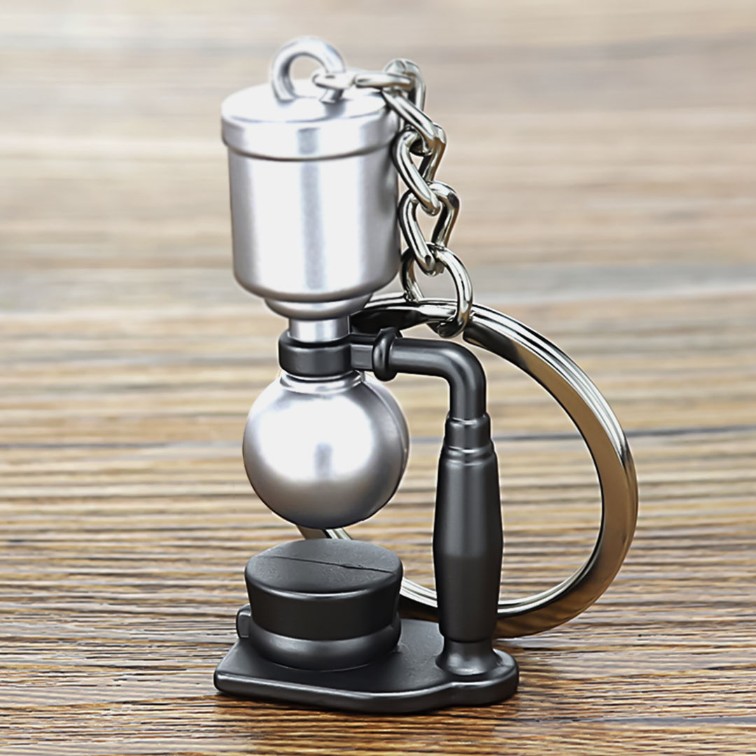 Coffee keychain syphone